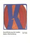 Buchcover Kunstförderung des Landes Baden-Württemberg
