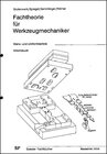 Buchcover Fachtheorie für Werkzeugmacher, Stanz- und Umformtechnik / Arbeitsbuch
