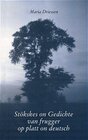 Buchcover Stökskes on Gedichte van frugger op platt on deutsch