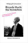 Buchcover Ricarda Huch: Das Vermächtnis