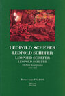 Buchcover Leopold Schefer