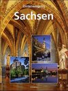 Buchcover Unterwegs in Sachsen
