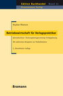 Buchcover Betriebswirtschaft für Verlagspraktiker