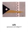 Buchcover URI, Aphorismen und Collagen IV