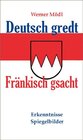 Buchcover Deutsch gredt – Fränkisch gsacht