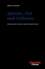 Buchcover Sprache, Zeit und Differenz