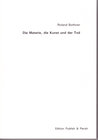 Buchcover Die Materie, die Kunst und der Tod