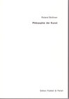 Buchcover Philosophie der Kunst