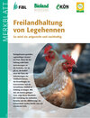 Buchcover Freilandhaltung von Legehennen