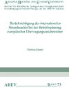 Buchcover Berücksichtigung des internationalen Stromhandels bei der Betriebsplanung europäischer Übertragungsnetzbetreiber