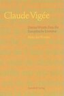 Buchcover Dritter Würth-Preis für Europäische Literatur an Claude Vigée