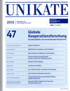 Buchcover Unikate 47: Globale Kooperationsforschung