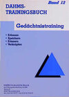 Buchcover Dahms Trainingsbuch / Gedächtnistraining