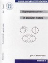 Buchcover Superconductivity in granular metals