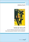 Buchcover Kritik der Vernunft in E.T.A. Hoffmanns phantastischen Erzählungen "Klein Zaches genannt Zinnober" und "Der Sandmann"