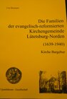 Buchcover Die Familien der evangelisch-reformierten Kirchengemeinde Lütetsburg-Norden (1639-1940)