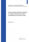 Buchcover Selected infinitely divisible distributions as models for financial return data
