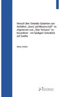 Buchcover Versuch über Ostwalds Gedanken zum Verhältnis "Kunst und Wissenschaft" im allgemeinen und "Über Tonkunst" im besonderen 