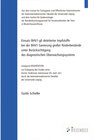 Buchcover Einsatz BHV1-gE-deletierter Impfstoffe bei der BHV1-Sanierung Grosser Rinderbestände unter Berücksichtigung des diagnost
