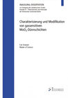Buchcover Charakterisierung und Modifikation von gassensitiven Mo03 - Dünnschichten