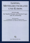 Buchcover Leipzig, Mitteldeutschland und Europa