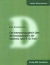 Buchcover Der Interessenausgleich über die Sozialauswahl in der Insolvenz nach § 125 InsO