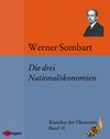 Buchcover Die drei Nationalökonomien