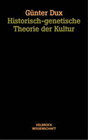 Buchcover Historisch-genetische Theorie der Kultur - Studienausgabe