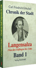 Buchcover Chronik der Stadt Langensalza