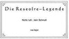 Buchcover Die Reseolre - Legende