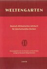 Buchcover Welfengarten /Weltengarten. Jahrbuch für Essayismus /Deutsch-Afrikanisches... / Weltengarten 2006