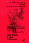 Buchcover wie tränenlose ritter