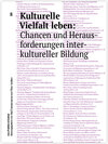 Buchcover Kulturelle Vielfalt leben