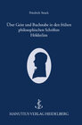 Buchcover Über Geist und Buchstabe in den frühen philosophischen Schriften Hölderlins