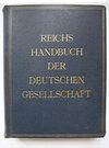 Buchcover REICHSHANDBUCH DER DEUTSCHEN GESELLSCHAFT  Persönlichkeiten in Wort und Bild