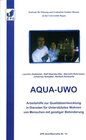 Buchcover AQUA-UWO - Arbeitshilfe zur Qualitätsentwicklung in Diensten für Unterstütztes Wohnen von Menschen mit geistiger Behinde