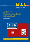 Buchcover Analyse von Recommendersystemen in Deutschland