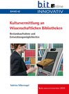 Buchcover Kulturvermittlung an Wissenschaftlichen Bibliotheken