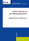 Buchcover Citizen Science in der Bibliotheksarbeit