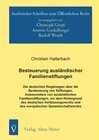 Buchcover Besteuerung ausländischer Famiienstiftungen