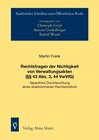 Buchcover Rechtsfragen der Nichtigkeit von Verwaltungsakten (§§ 43 Abs. 3, 44 VwVfG)