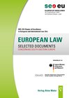 Buchcover European Law Selected Documents Concerning South Eastern Europe