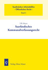 Buchcover Saarländisches Kommunalverfassungsrecht