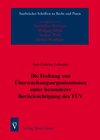 Buchcover Die Haftung von Überwachungsorganisationen unter besonderer Berücksichtigung des TÜV