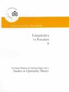 Buchcover Studies in Optimality Theory