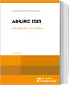 Buchcover ADR / RID 2023 mit nationalen Vorschriften