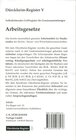 Buchcover Dürckheim-Register für Arbeitsrecht. Selbstklebende und bedruckte Griffregister.