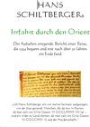 Buchcover Johann Schiltbergers Irrfahrt durch den Orient