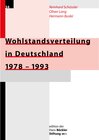 Buchcover Wohlstandsverteilung in Deutschland 1978-1993