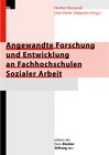 Buchcover Angewandte Forschung und Entwicklung an Fachhochschulen Sozialer Arbeit